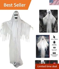 Haunted Hill 6-Ft Talking Ghost with Touch Activated Lights - Eerie Animatronic picture