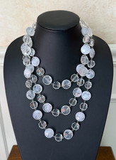 RJ Graziano Crystal & White Layered Statement Necklace  21