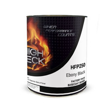 High Teck HFP250-4 1 Quart Urethane Basecoat, Black, OEM Colors picture