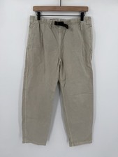 Gramicci Vintage G Series Climbing Pants Mens Medium Tan Khaki Belted Circa 1982 picture