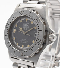 [Exc＋5] TAG Heuer 3000 Professional 932.213 Quartz Grey Diver Men's Watch JAPAN picture