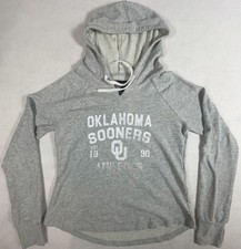 G-III 4 Her By Carl Banks Oklahoma Sooners Hoodie Womens L Gray picture