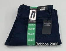 Hudson Women's Mid-Rise Signature Pockets Straight Jeans, Obscurity Blue, 12/32 picture