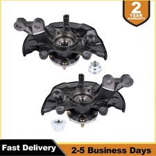 2Pcs Front Steering Knuckles & Wheel Hub Bearings for 14-18 Toyota Corolla 1.8L picture