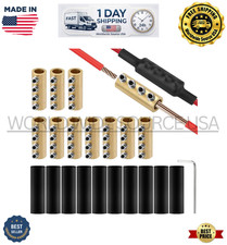 10Pcs 6-10AWG Wire Connector Nut Kit 80Amps Splicing Screw Terminal Gold picture