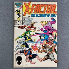 🔑 X-FACTOR #5 NM Range (1986 Copper Age Marvel) 1st Cameo Apocalypse Layton picture