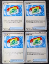 4x Playset - Poke Pad 198/217 Me: Ascended Heroes Regular picture