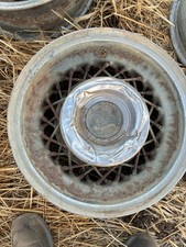 15X6 CADILLAC SPOKE WHEEL 1957 1955 1952 CHROME ELDORADO SERIES 62 60 75 1953 picture