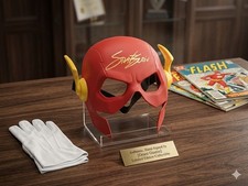 Grant Gustin Signed The Flash Mask TSA Certified COA picture