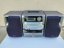 Aiwa CA-DW630 Compact Shelf Stereo CD Cassette AM/FM Dual Deck EQ RCA picture