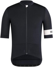 Rapha Pro Team Cycling Jersey Full Zip Short Sleeve Men's M Black White picture