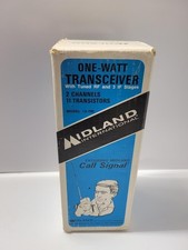 Vintage Midland 13-700 1-Watt 2-Channel 11-Transistor Walkie Talkie Transceiver picture