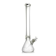 18in Heavy 6mm Thick Glass Bong Smoking Hookah Water Pipe 14mm Bowl Beaker picture