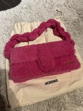 Jacquemus pink shearling bag  picture