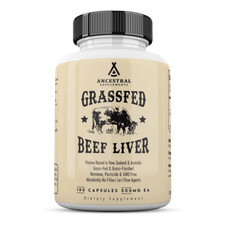 Ancestral Supplements Grass Fed Beef Liver 3000mg 180Caps New Zeland NonGMO picture
