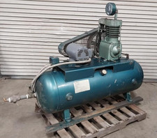 Kellogg American 5 HP Air Compressor Baldor Motor Pump Model 331TV picture