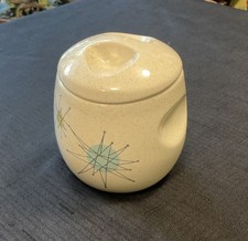 MCM Franciscan Atomic Era Starburst Covered Sugar Bowl picture