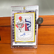 Topps 2019 Definitive Shohei Ohtani Angels Through the Years Auto Patch TTY-17 picture