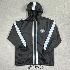 VTG 90's North Carolina Tar Heels Men Jacket Large Black Embroidered Logo UNC picture
