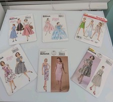 6 Retro Butterick Dress Sewing Patterns Simplicity 70's Sz 14 16 18 20 22 Gertie picture