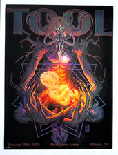 Tool Band Concert Tour Poster Atlanta January 28 2020 /750 Mark Brooks picture