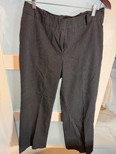 Worthington Womens Curvy Fit Pinstripe Dress Pants Size 10 Black & White   36-22 picture