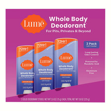 Lume Soft Powder Solid Stick Deodorant, 3 pk. picture