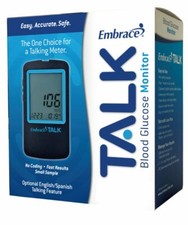 Omnis Health  Embrace No-Code Talking Blood Glucose Meter Only For GLucose Care picture
