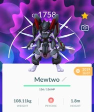 Armored Mewtwo 80kStardust - PTCs - Read Description picture