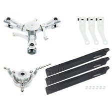 Microheli CNC Triple Carbon Fiber Blades Conversion Set - GOOSKY S2 picture