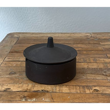 Vintage Dansk Denmark Flamestone Beehive Casserole Warmer Matte Brown 7.3