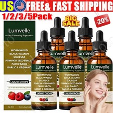 5x LUMVELLE Wild Harvested Wormwood Herbal Liquid Botanical Supplement Drops  picture