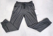 Calme By Johnny Was Cozy Lounge Jogger Pants S Charcoal Black Elastic/Tie Waist picture