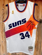 Phoenix Suns Jersey Charles Barkley #34  Throwback Jersey Men's White picture