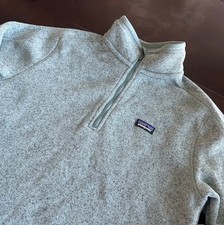 Patagonia Better Sweater 1/4 Quarter Zip Fleece Jacket, Women’s size M, Thin Ice picture