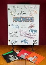 Hackers Script Signed- Autograph Reprints- Angelina Jolie- Hack the Planet picture