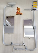 NOS Pair Re-Trac 5x10 Mirror West Coast Style V-160 Aluminum  picture