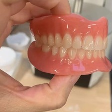 Complete Full Mouth Denture Set with Storage Case picture