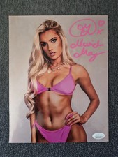 AEW Mariah May Signed Metallic 8x10 JSA WWE Blake Monroe picture