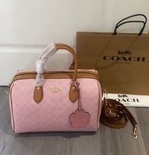 Rowan Large Satchel  In Signature Canvas cea19-pink picture