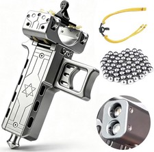 Adult semi-automatic slingshot,dualmagazine large capacity for hunting and shoot picture