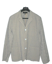 $595 NWOT Men's 44 Rag & Bone Stretch Seersucker Unlined Cotton/Elastane Blazer picture