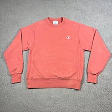 Vintage Champion Sweatshirt Mens S Reverse Weave Pullover Salmon Pink Streetwear picture