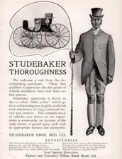1904 b Studebaker Buggy Coachman Whip  Print Ad picture