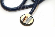 Professional Cardiology Stethoscope Blue Navy, Vilmark 14a Life Limited Warranty picture