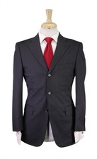 Paul Stuart Gray Pinstripe 3-Button Wool Suit 38S picture