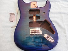 Fender Stratocaster MIM Body w/Hardware Plus Top Blue Burst. Excellent. picture