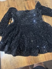 Women’s Black Sequin Gown Size 18 Lace Up Corset Bustier Formal Dress NWT picture