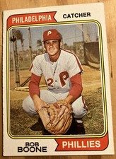 1974 Bob Boone Topps #131 Philadelphia Phillies Nice picture