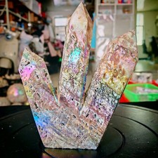 2.64LB Polishing of polycrystalline columns of natural electroplated sphalerite picture